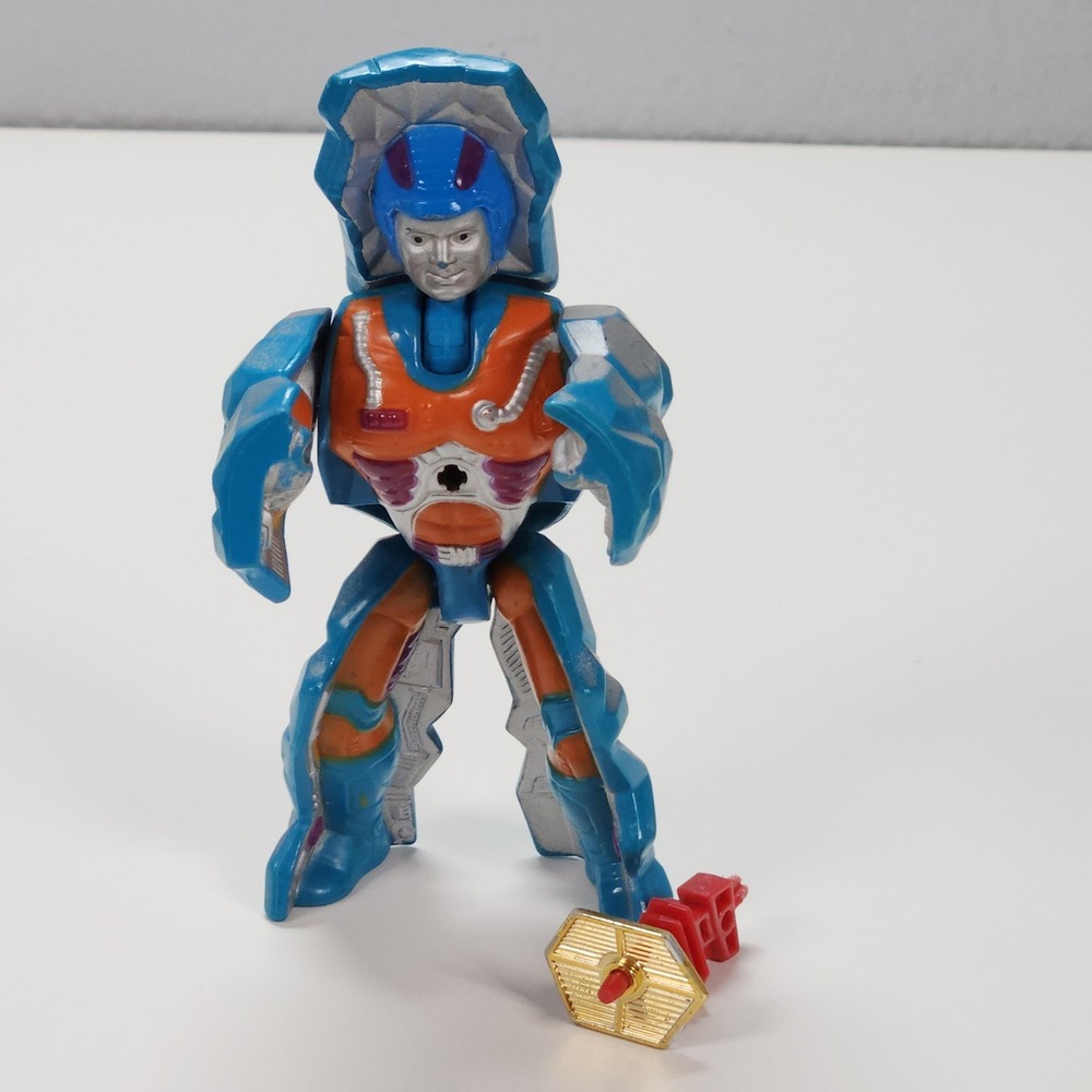 Mattel MOTU Rock Lord Rokkon Action Figure Blue Good Vintage 1986 Complete